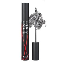 CLIO Kill Lash Superproof Mascara, Waterproof Volumizing Black Mascara for Natural Curling, Smudge & Flake-Proof, Buliable Voulme for Bold & Defined C