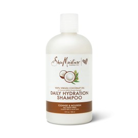 Sheamoisture Daily Hydration Shampoo for All Hair Types 100% Virgin Coconut Oil Sulfate-Free 13 oz