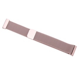 General 18mm Watch Band, Universal 140-235mm Watch Straps with Unique Magnetic Clasp, Quick Release for Zenwatch 2/Sport (41mm)/Activité Steel Sapphire (Rose Gold)
