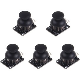 Fasizi PS2 Joystick Game Controller XY Dual-Axis Joystick Breakout Module for Arduino 5pcs