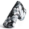 Golf Headcover Putter Skull & Four Leaf Clover, Lightweight Waterproof
