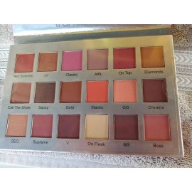 Trend Beauty Eyeshadow Palette Matte Shimmer Satin Like a Boss trendbeauty 18 shades