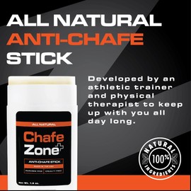 Chafezone ‎Men's Chub Rub Stick for Thighs - 1.5 oz Paraben Free Glide Stick for Chafing