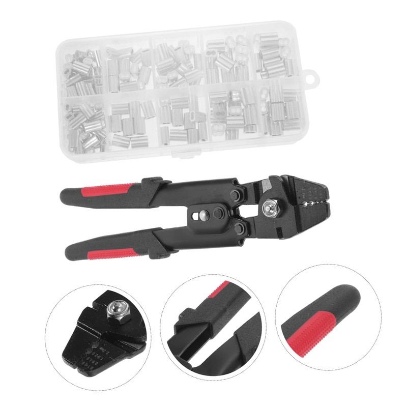 ABOOFAN 1 Set Stainless Steel Ferrule Crimping Tool Kit for