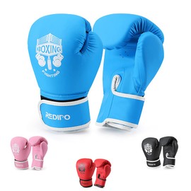 Redipo Kids Boxing Gloves, Sponge Foam Training Sparring Gloves Thai Kick Boxing for Kid and Youth, Suitable for Boys and Girls Age 3 to 9 Years