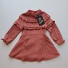Art Class Baby Girls Rust Red Fall Dress (NWT) Mockneck ruffles Fall Photoshoot