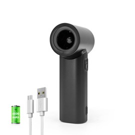 ZenHustle Portable Handheld Fan，4500 mAh USB Rechargeable Turbo Fans，15H Max Cooling Time，5 Speeds，Women Summer Essentials Small Fan，Traveling, Camping, Outdoor use Pocket Fans