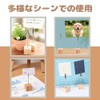 【クリップスタンド】 メモスタンド 木製クリップ 10個セット 2.5cm立方底座 カードスタンド カード立て テーブルナンバー 値札立て メモクリップ