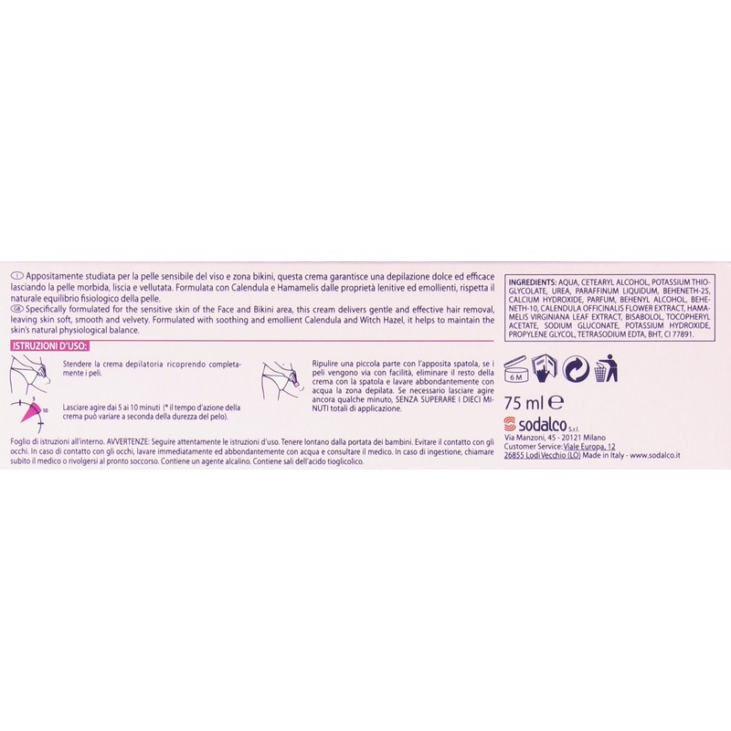 STREP Crema viso/bikini depil.75 ml. - Depilatories