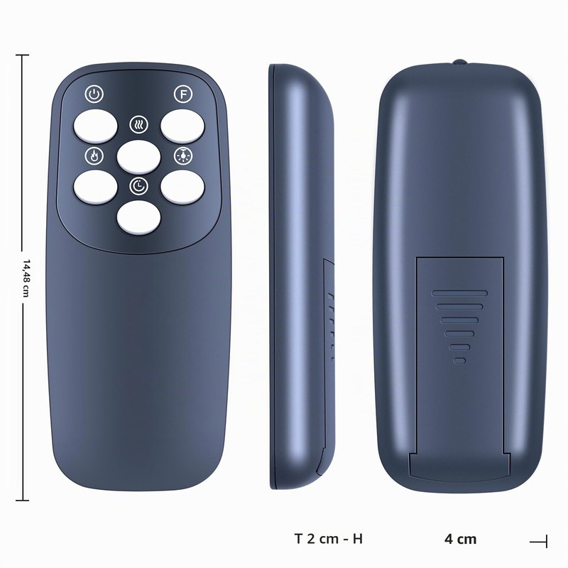 GOUYESHO Universal Electric Fireplace Replacement Remote Control (Please Make Sure