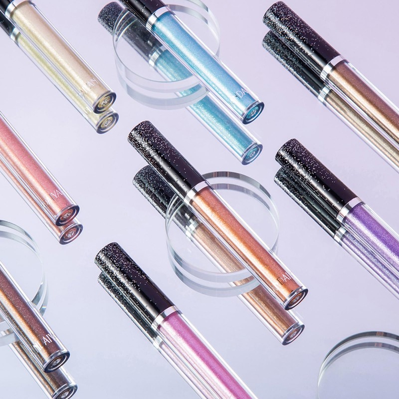 Liquid Eyeshadows, Long-lasting Liquid Glitter-Eyeshadows Colorful Eye Shadows for Eye-Makeup