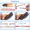 MMOBIEL 315pcs 2.8mm 4.8mm 6.3mm Male and Female Brush Connectors