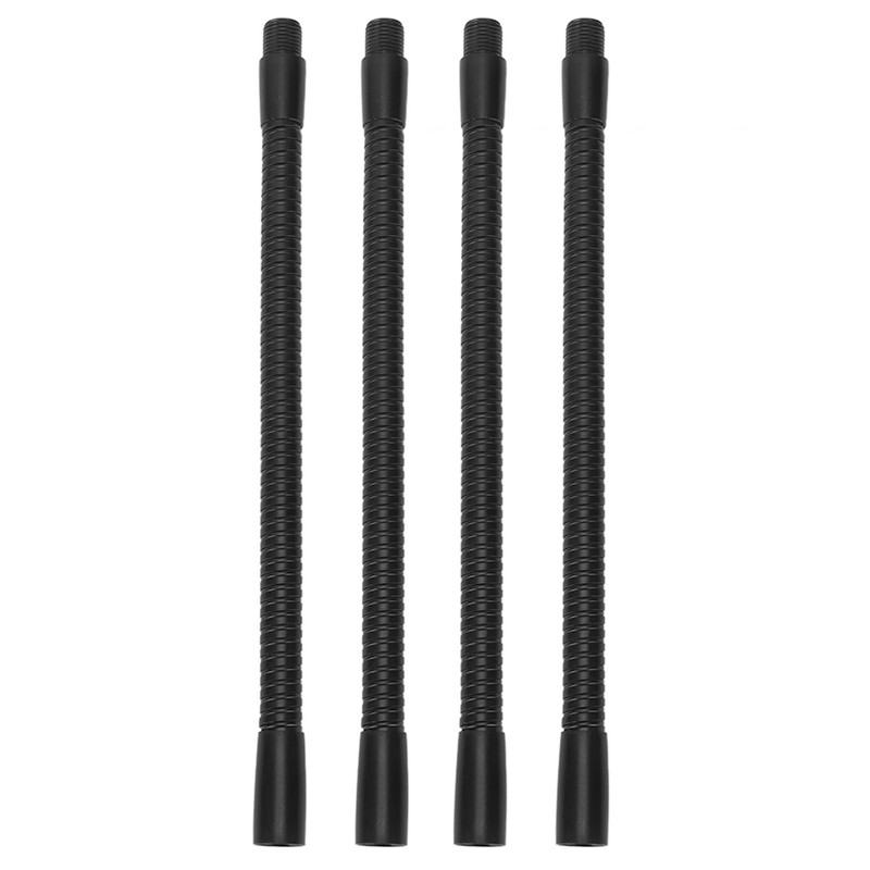 4 Pcs Gooseneck Lamp Hose Aluminium 10mm Caliber Flexible Table