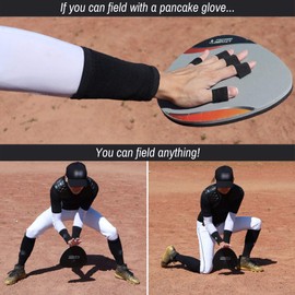 PRECISION IMPACT Softhands Foam Baseball Fielding Training Glove (2-Pack)