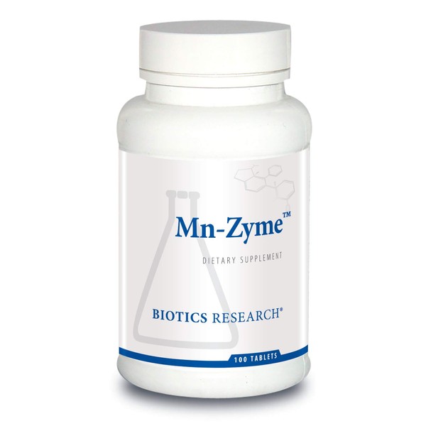 Biotics Research Mn Zyme, Manganese, Antioxidant, Metabolism Support, Bone and Cartilage Development. 100 tabs