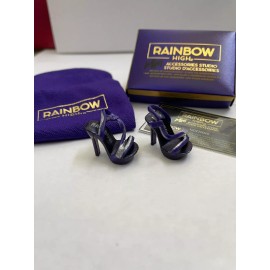 MGA Entertainment Rainbow High Accessories Studio Shoes Krystal Bailey Zipper Heels Ultra Rare