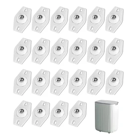 22 Piezas Mini Ruedas Autoadhesivas De 360 Grados Para Electrodomésticos, Ruedas Pequeñas De Bolas Autoadhesivas, Mini Ruedas Giratorias Pequeñas Para Muebles, Mini Rueda Universal Autoadhesiva