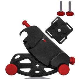 SLR Camera Clamp Camera Waist Belt Clip for Hero Quick Release for Outdoor Shooting Red