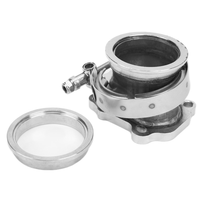 8 Bolt Turbo Downpipe Flange Stainless Steel 2.5in V Band