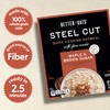 Better Oats Steel Cut Instant Oatmeal Packets, Maple and Brown