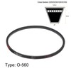 sourcing map O-560 V-Belt Drive Belt 560 mm Rubber for