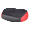 Big Ass Bike Cycle Noseless Saddle Wide Large Soft PU