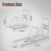 SOCONT Stainless Steel Slide-Out Trash Bin Rack, Enhanced Heavy-Duty Cabinet