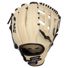 SSK Z9 Maestro Infield Baseball Glove – 11.25" - 11.5” - 11.75” - 12” – Right & Left Hand Throw (Camel/Black - H Web, 11.75" - Left Hand Throw)
