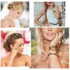 HOWAF 134 Piece Hen Party Tattoo Set, Gold JGA Tattoo