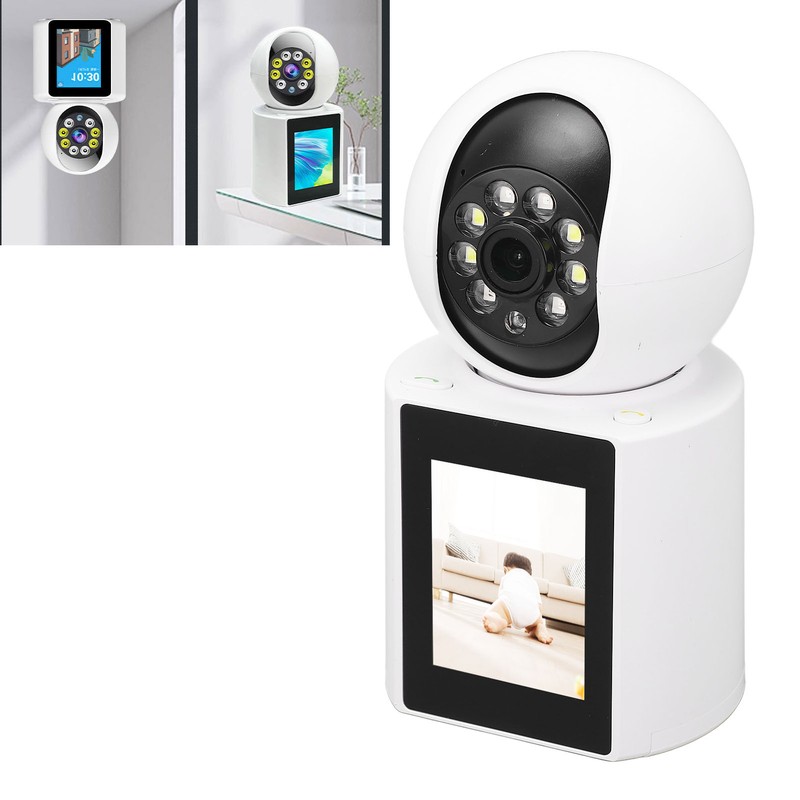 2.4in Screen WiFi Video Call Camera HD 360 Degrees Angle
