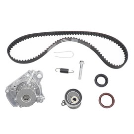 POPSTORE Water Pump Timing Belt Kit Fits for 2001-2005 Acura EL 2001-2005 Honda Civic Replace OEM WP312K1A