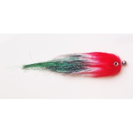 FISHIN ADDICT Jig fly barbless fishing fly lure handmade 7g cheb 25cm (RED HEAD COMET)