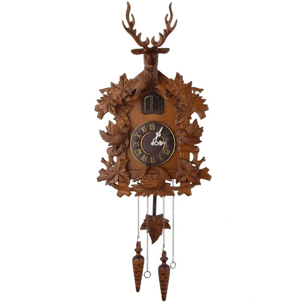 Kendal Large Handcrafted Wood Cuckoo Clock MX015-2
