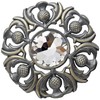Elegant Scottish Kilt Fly Plaid Brooch - Premium Thistle Design