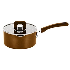 Dana Trading 1.5Qt Saucepan With Lid - Non-Stick Stylish Kitchen Cookware with Foldable Knob, PFOA Free, Works with Model: NCCWSTKBR (Brown)