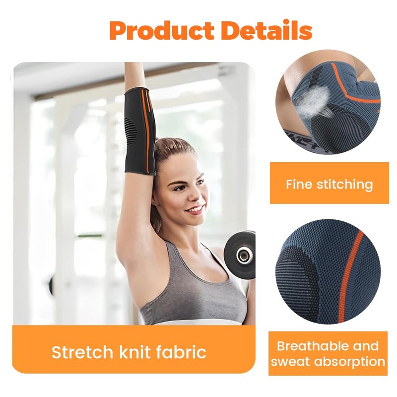 COYUN Elbow Brace Compression Elbow Support Bandage for Tennis Elbow