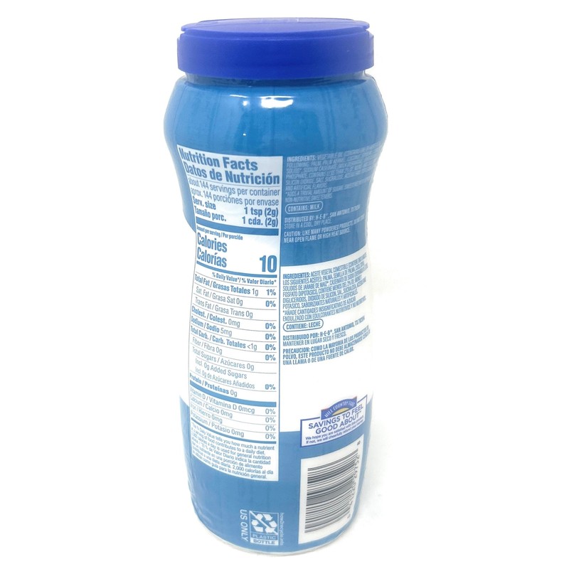 Sugar Free French Vanilla Flavored Powdered Coffee Creamer 10oz -