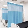 Ward Privacy Curtain with Flat Hooks - Patients Room Cubicle