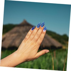 Healvian Elegant Manicure Kit 24 Pack Nail Patches Glue Included for Parties Home Salons