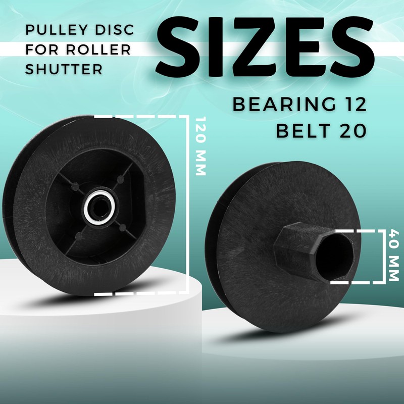 DOJA Barcelona Roller shutter belt pulley bearing 12 | webbing