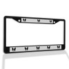 Fastasticdeals Metal Insert License Plate Frame Boston Terrier Face Weatherproof