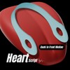 HeartScipt Tongue Scraper (2 Pack) - Recyclable BPA-Free Material for