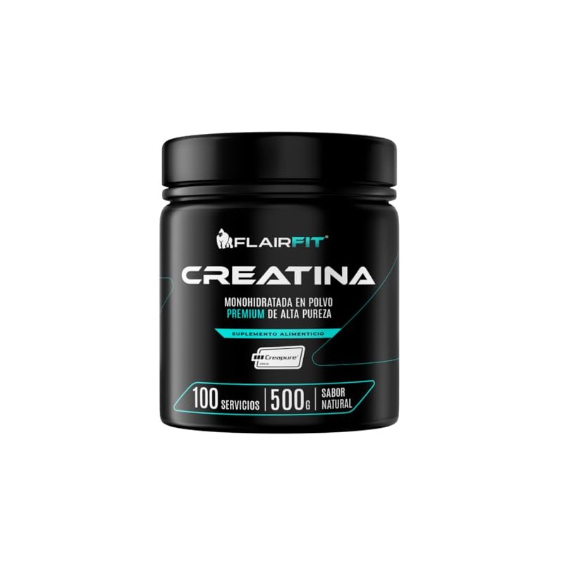 Creatina Monohidratada Creapure® — 500 g (100 Porciones) | Sin