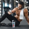 Adrian James Nutrition - Protein Shaker Bottle with Mixer Ball,