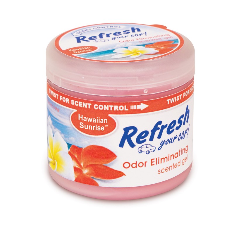 Refresh Your Car! Gel Can (Hawaiian Sunrise Scent, 4.5 oz)