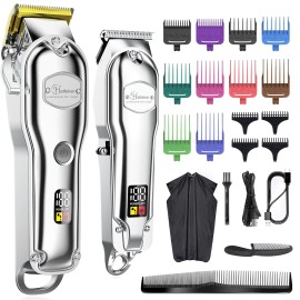 Hatteker Hair Clipper for Men IPX7 Waterproof Cordless Barber Clipper for Hair C