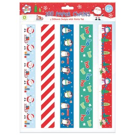 Design Group Kids Create Pack 200 Santa & Friends Cartoon Paper Chains Activity Christmas Decorations
