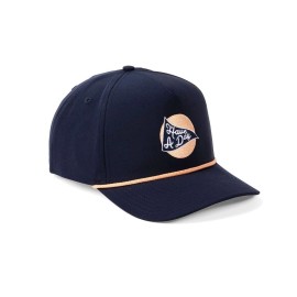 Breezy Golf NEW Breezy Golf "Have A Day" Rope Navy/Peach Snapback Golf Hat/Cap