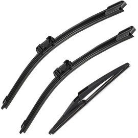 Wenyant 22"/20"/11" Windshield Wipers Compatible with Jeep Renegade 2015-2021 Front and Rear Wiper Blades for My Car Original Equipment Automotive Replacement (Set of 3)