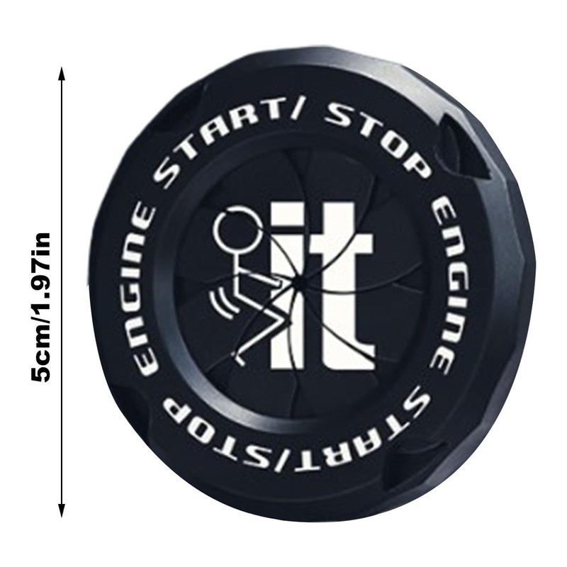 Car Engine Button, Car Engine Button Decoration, Anti-Scratch Engine Start